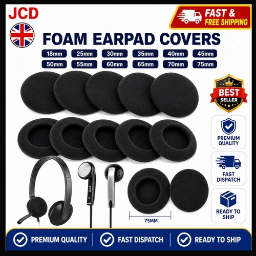 10pc thickened foam ear pads - thickened,