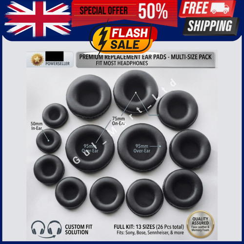 Thick replacement ear pads - thick,