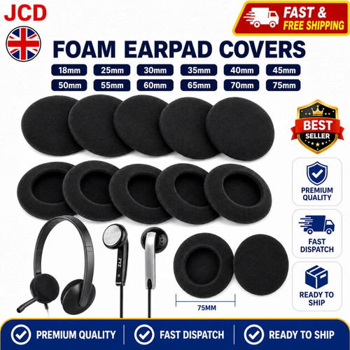 10pc thickened foam ear pads - 10pc,