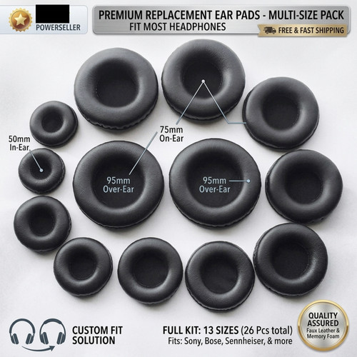 Thick replacement ear pads - thick,