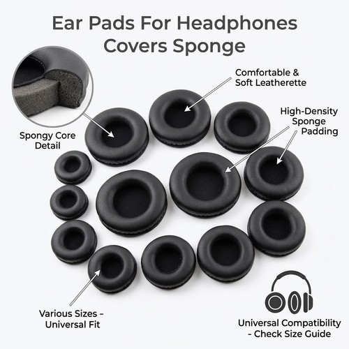 Replacement headphone ear pads - replacement,