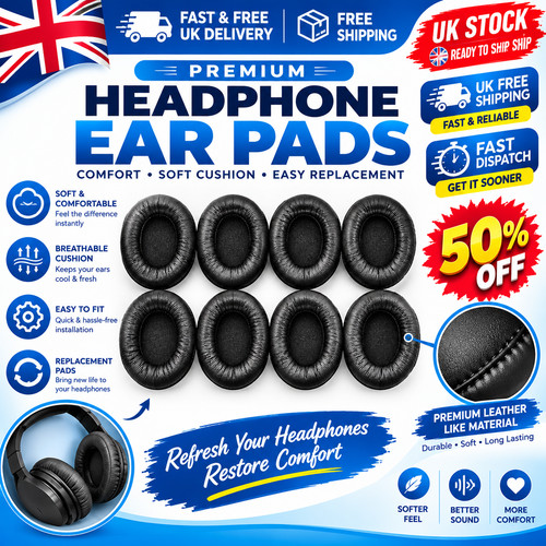 New oval replacement ear pads - ear,
