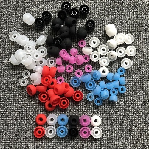 50pcs silicone earphone - earphone, tips