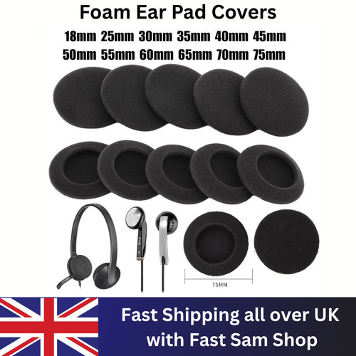 10pc thickened foam ear pads - thickened,
